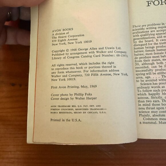 The Body By Anthony Smith Paperback Book Avon 1969 First Printing - Picture 4 of 4